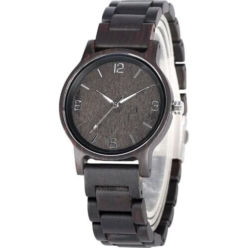 Unique Luminous Hands Display Men Wood Watch Quartz Wooden Bangle Mens Wristwatches Man Clock Timepiece reloj para hombre 2019