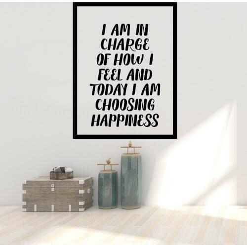 Funny English Sentence Home Decor Modern Acrylic Decoration Wall Stickers For Kids Rooms Wall Art Decal Wallpaper Mural