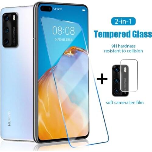 2 In 1 Tempered Glass for Enjoy 20 Pro Z 5G Rear Camera Lens Protective Glass On Huawei P Smart Plus Z S Pro 2019 HD Hard Film