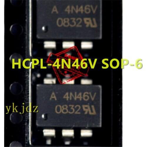 1Pcs/Lot , A4N46 A4N46V HCPL-4N46 SOP-6/DIP-6 ,New Original Product New original fast delivery