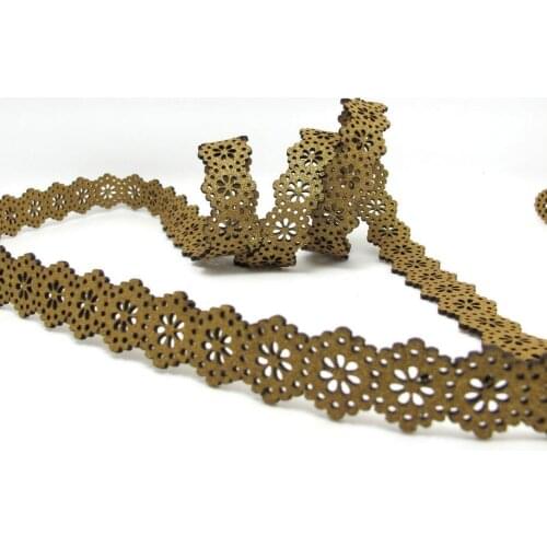 100-120cm 100pcs 1.7cm Gold Shiny Floral Lasercut Faux Suede Leather Cord|Faux Leather String Jewelry Findings,Bracelet Supplies