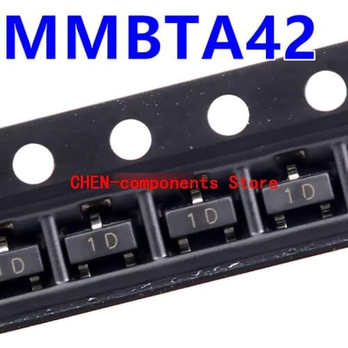 100pcs MMBTA42LT1G A42 SOT-23 1D NPN SMD triode