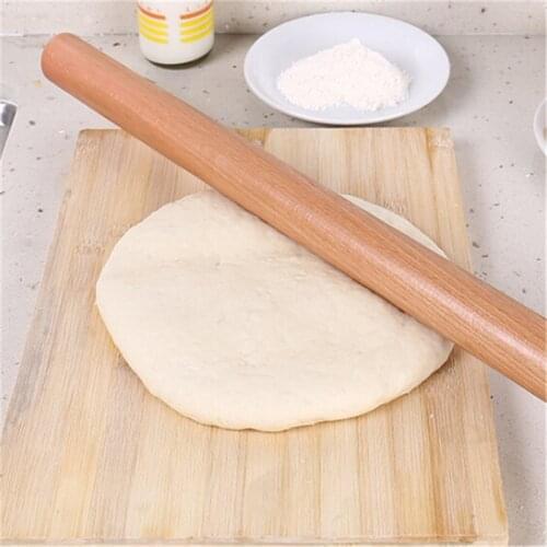 2 Size Kitchen Wooden Rolling Pin Fondant Cake Decoration Dough Roller Baking Kitchen Cooking Tools Accessories Crafts Baking