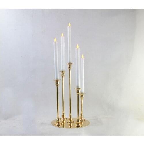 5 arms Candlestick Candelabra Candle Holders Wedding Table Centerpiece Candle stand Candelabrum candlelight dinner Home Decor