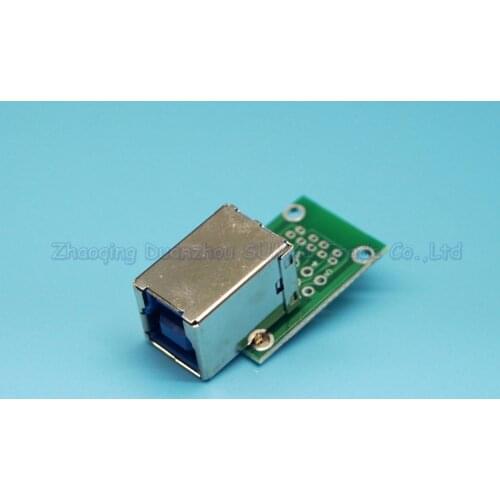 5pcs/lot USB 3.0 B type female socket usb 3.0 with PCB Board female socket connector