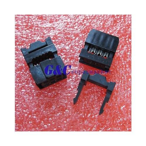 50PCS 2.54mm Pitch 6Pin FC-6P IDC FC Female Header Connector 3pcs/set DIY electronics