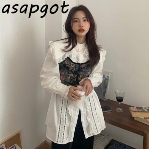 Asapgot Stand-up Collar Blouses