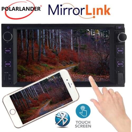 7inch 2 Din Touch Screen Display Mirror Link Car MP5 Player FM Radio USB Single USB ISO Interface FOR TOYOTA COROLLA 04-14