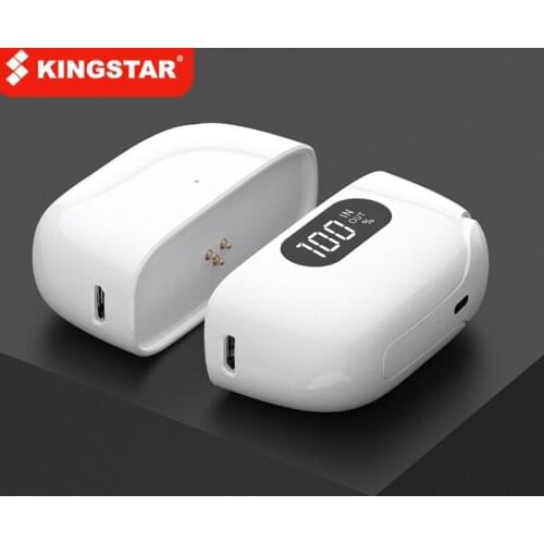 KINGSTAR Wireless Headphone Earbud Bluetooth V5.0 Auto Connect Earphone Single/Dual Earbuds Wireless Headset Volume Adjust