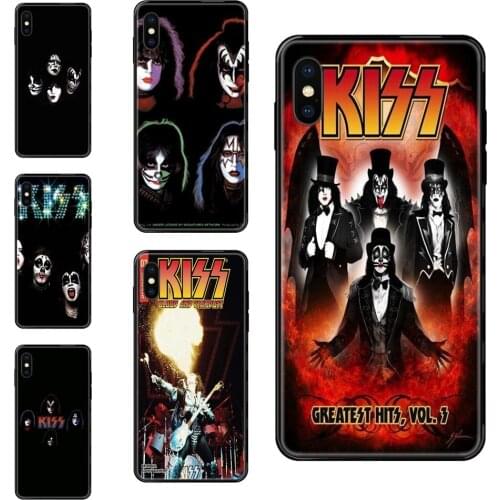 Fiyat Black Soft TPU Phone Case Skin Cover Gene Simmons Kiss Band For Galaxy Note 4 8 9 10 20 Plus Pro J6 J7 J8 M30s M80s Ultra