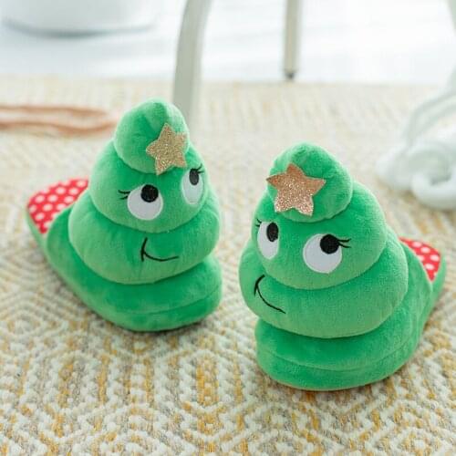 Children Winter Warm Cotton Slippers Caterpillar Cartoon Home Cute Shoes Non-slip Soft Warm Indoor Bedroom Baby Kids Floor Shoes