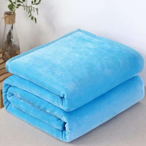 Double Coral Fleece Blanket for Bed Lamb Flannel Blanket Quilt Winter Warm Bedspread Bed Cover Sofa Throw Blanket Drop Shipping