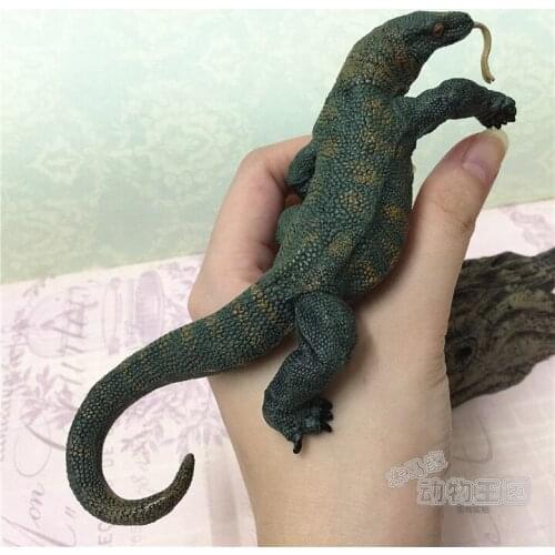 Pvc plastic figure Simulation Animal Model Komodo Dragon Lizard