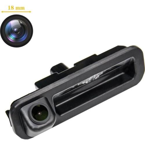 Misayaee HD Car Rear View Backup Camera Trunk Handle for Ford Focus 2/3 SE ST Wagon B-Max Bmax 2011 2012 2013 MK3 Mondeo