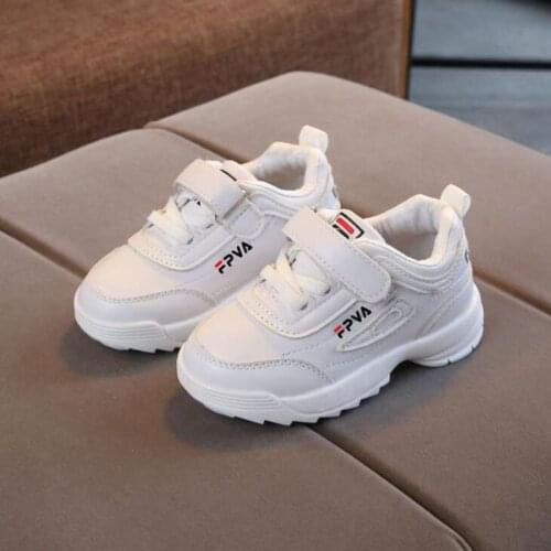 Autumn Boys Girls Fashion Sneakers Baby Toddler Little Kids Leather Trainers Children School Sport Shoes Soft Running Shoes