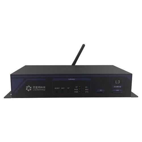LINSN L1 asynchronous player Supports up to 650 thousand pixels WIFI、LAN、USB importing program applies to advertising machine