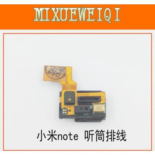 MIXUEWEIQI 10 pcs Original receiver row line Flex cable For Xiaomi note connector module Replacement parts