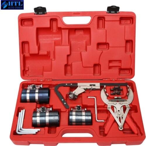 Piston Ring Service Tool Set Auto Engine Motor Cleaning Piston Ring Expander Compressor Tool Set