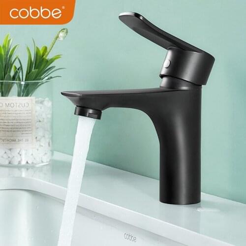 Cold heat seal head full of toilet stage basin lavatory faucet copper bathroom basin faucet to send 80 cm cold hot double tube