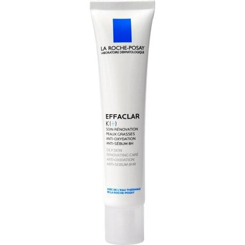 La Roche-Posay EFFACLAR K Oil-Free Clarifying Moisturizer SALICYLIC ACID ACNE Blackheads Treatment Cream Skin Texture Hydration