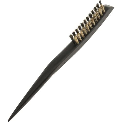 Hairbrush With Nylon Bristles Natural Wood Handle Comb Hairbrush