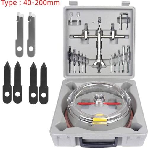 DANIU 40-200mm/300mm Adjustable Hole Saw Cutter With Dust Shield Variable Size Hole Cutting Set Large Hole Saw Circle Cutter
