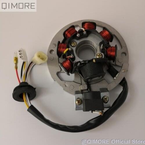 7 coil 6 wire AC Magneto Stator for Scooter Moped ATV Minarelli 1PE40QMB JOG 50 cc 3KJ 2 stroke brand new