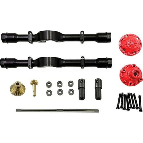 Rear Metal Axle With Drive Shaft Assembly Set for WPL D12 RC Car Mini Truck DIY Parts Accessories