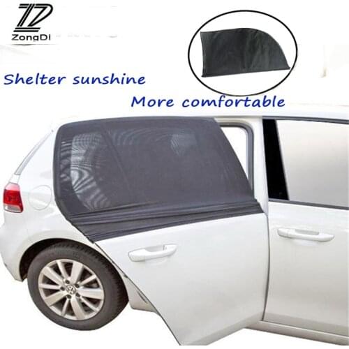ZD 2Pcs For VW Passat B5 B6 Polo Golf 4 5 6 Chevrolet Cruze Lada Granta RAM Car Window Windshield Sun Shade Visor Curtain Covers