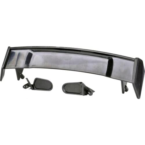 1/10 On road Plastic Rear Wing with rear view mirror for Kyosho HPI HSP Tamiya 1/10 on road