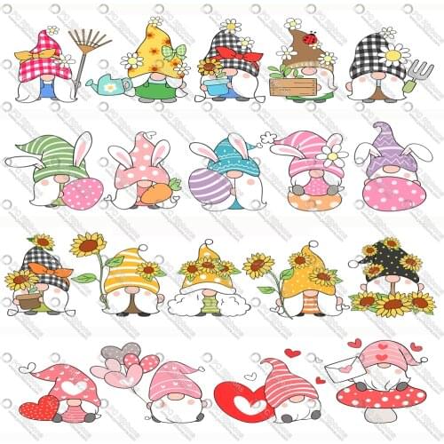 1" Cute Cartoon Halloween/Christmas Gnomes Printed Custom Ribbons for DIY Crafts Hair Bow Lanyard/Satin /Grosgrain Ribbon CA279