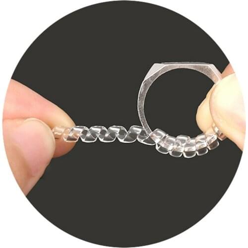 4 Sizes Spiral Tightener Ring Size Adjuster for Loose Ring Jewelry Guard