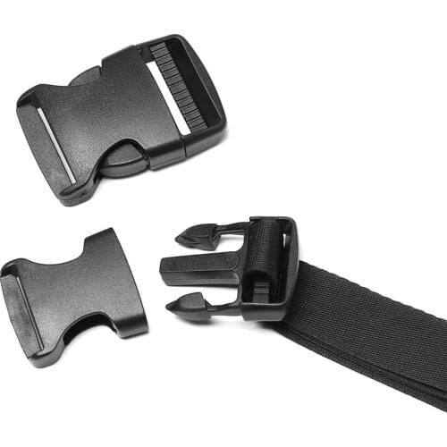 5Pcs Curved Buckle Lock for Paracord Bracelet Side Release Buckles Hardware Adjustable Dual Backpack Belt Parts Outdoor Tool