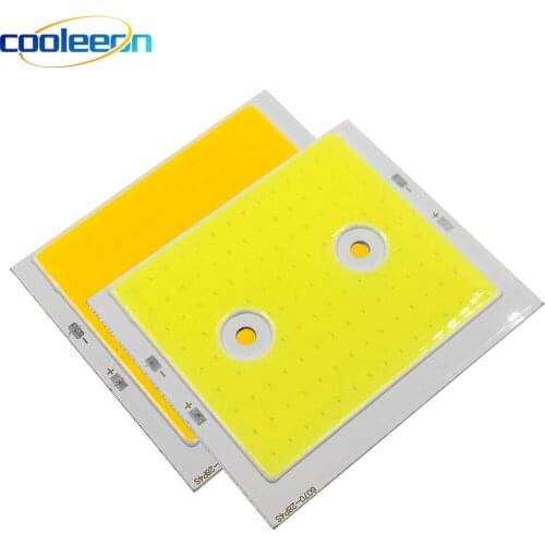 70x60mm 12V LED Board COB Panel Lamp 20W Super Bright LED Bulb for DIY Car Lamps Outdoor Lighting DC12V Warm Cold White Color