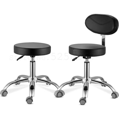 8000 Beauty Salon Swivel Chair Stool Bench Lab Stool Backrest Lift Stool Tattoo Chair Technician Work Chair Stool
