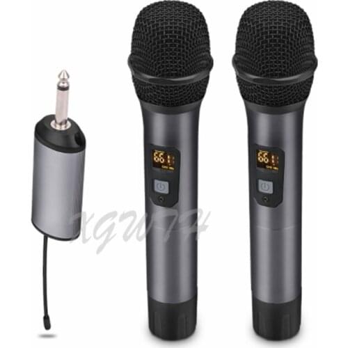 Wireless Microphone One For Two U-segment Home Family Karaoke Microphone Stage Outdoor Singing Conference Wireless Microphone