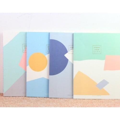 1pcs 51876 Korean stationery wholesale NB B5 37-7737E Nordic style English notebook