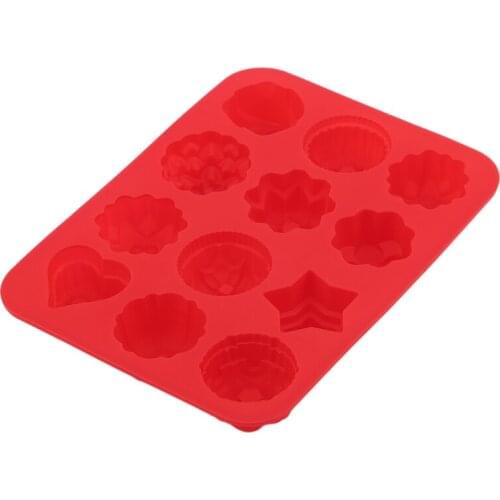 DIY Handmade Soap Mold 1 Piece Multifunctional Silicone Flower Shape Practical Candle Cake Baking Kitchen Tool