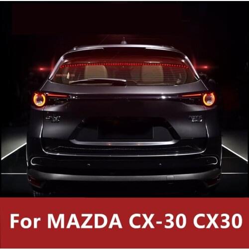 For MAZDA CX-30 CX30 Car styling high intelligent rear tail LED streamer light warning light Turn signal car exterior decoration