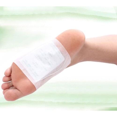 Hot 10/100 Pcs Foot Pad Patches With Adhesives Tape Detox Body Toxins Feet Slimming Cleansing Keeping Fit Health Care