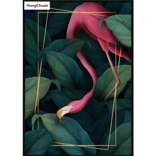 Flamingo 5D DIY Square/Round Diamond Painting Cross Stitch Seike Christmas Diamond Embroidery Home Decoration Gift