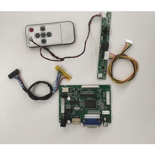 Kit Work for HSD101PWW2 1280x800 Screen driver panel LCD HDMI VGA monitor DIY LVDS 30pin LED 2AV Controller Board remote