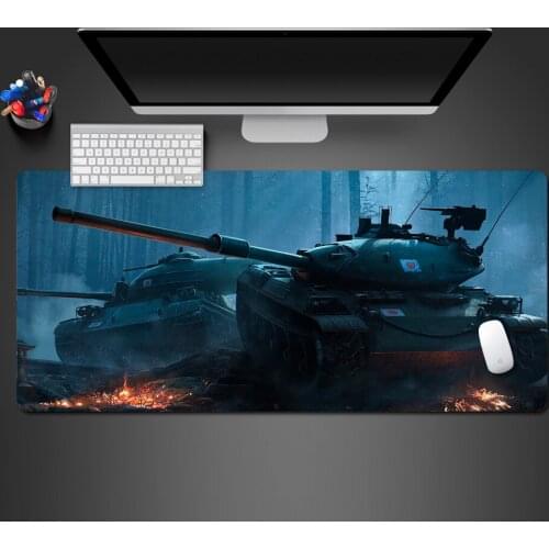 World Of Tanks Mouse Pad Lock Side Game Mouse Pad Player Mousepad Game Computer Mouse Pad Laptop Rubber Play Pads Best Desk Mats