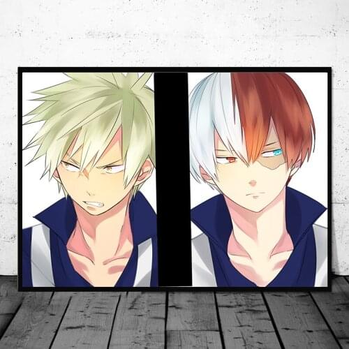 Colorful Anime My Hero Academia Digital Anime Wall Scroll Decoration Poster Art Prints 50 x 70 cm,No Frame