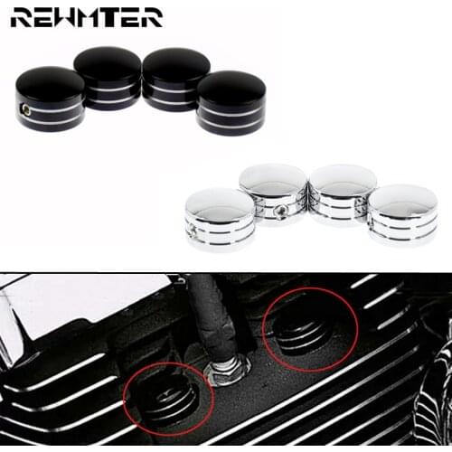 Spark Plug Cover Head Bolt Engine Screw Cap For Harley Twin Cam Touring 99-17 Sportster XL 883 1200 1986-2020 Softail Fatboy