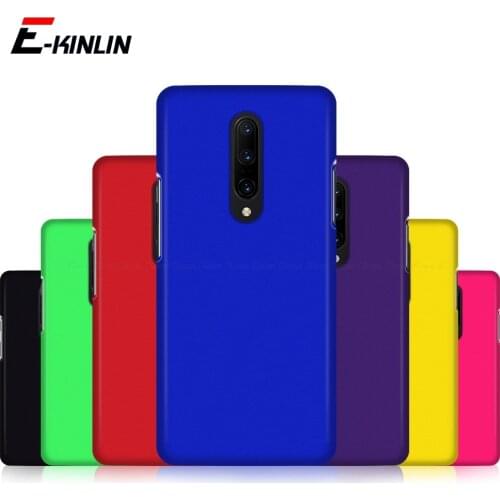 Matte Plastic Hard Back Cover For OnePlus One Plus 9R 9 8T 8 7T 7 Pro 5G 6T 6 5 5T A6010 Ultra Thin Protective Phone Case
