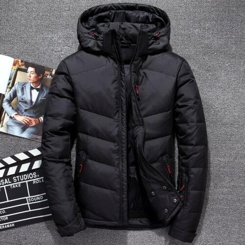 Jaqueta Masculina Men Down Jacket Men Hooded Down Coat Casaco Masculino Inverno Duck Down Winter Men Coat