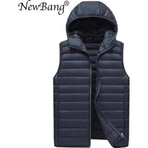 Мужские жилеты с капюшоном NEWBANG China At AliExpress
