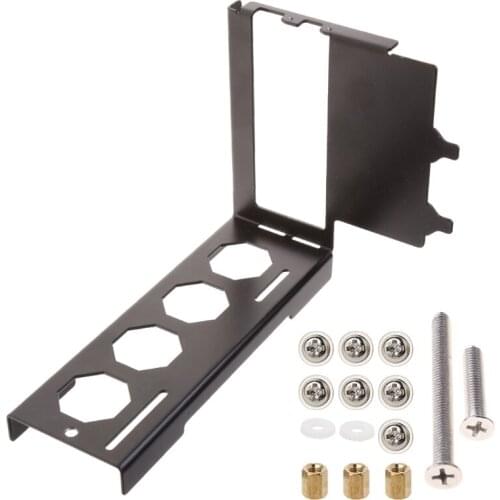 2021 New Metal Aluminum Graphics VGA Card Holder Graphic Card Side Converted Support Computer Cooling Cooler Radiator Bracket