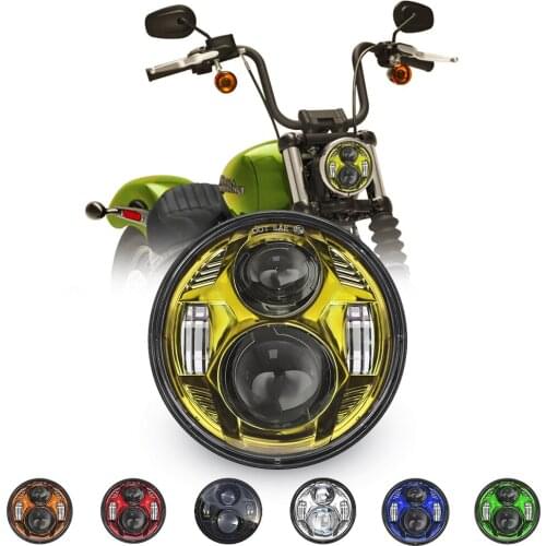 5 3/4" led motorcycle headlight h4 led 5.75 inch Led Headlight waterproof Led Headlamp